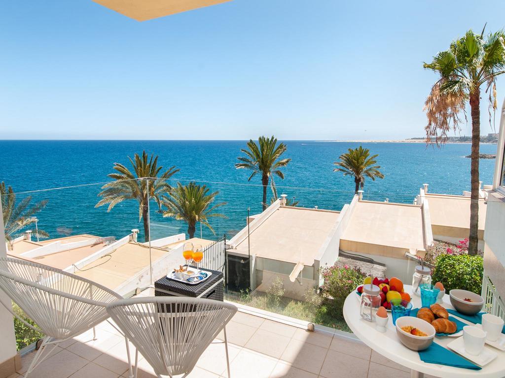 Seaviews & Terrace Apartment San Agustin Las Flores Bagian luar foto