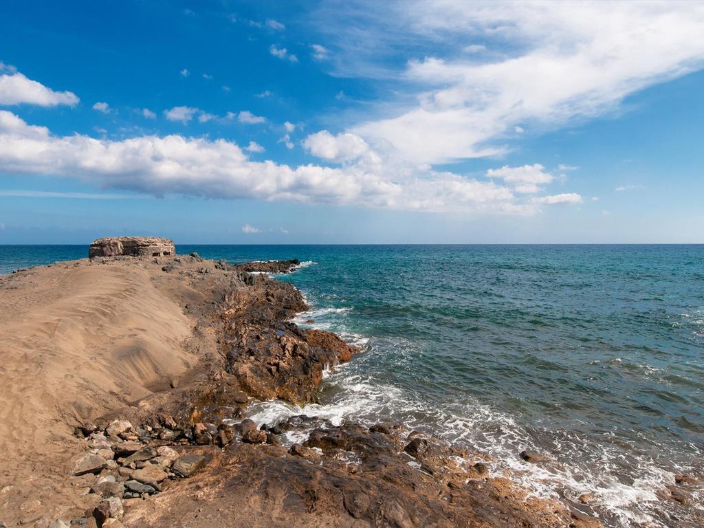 Seaviews & Terrace Apartment San Agustin Las Flores Bagian luar foto